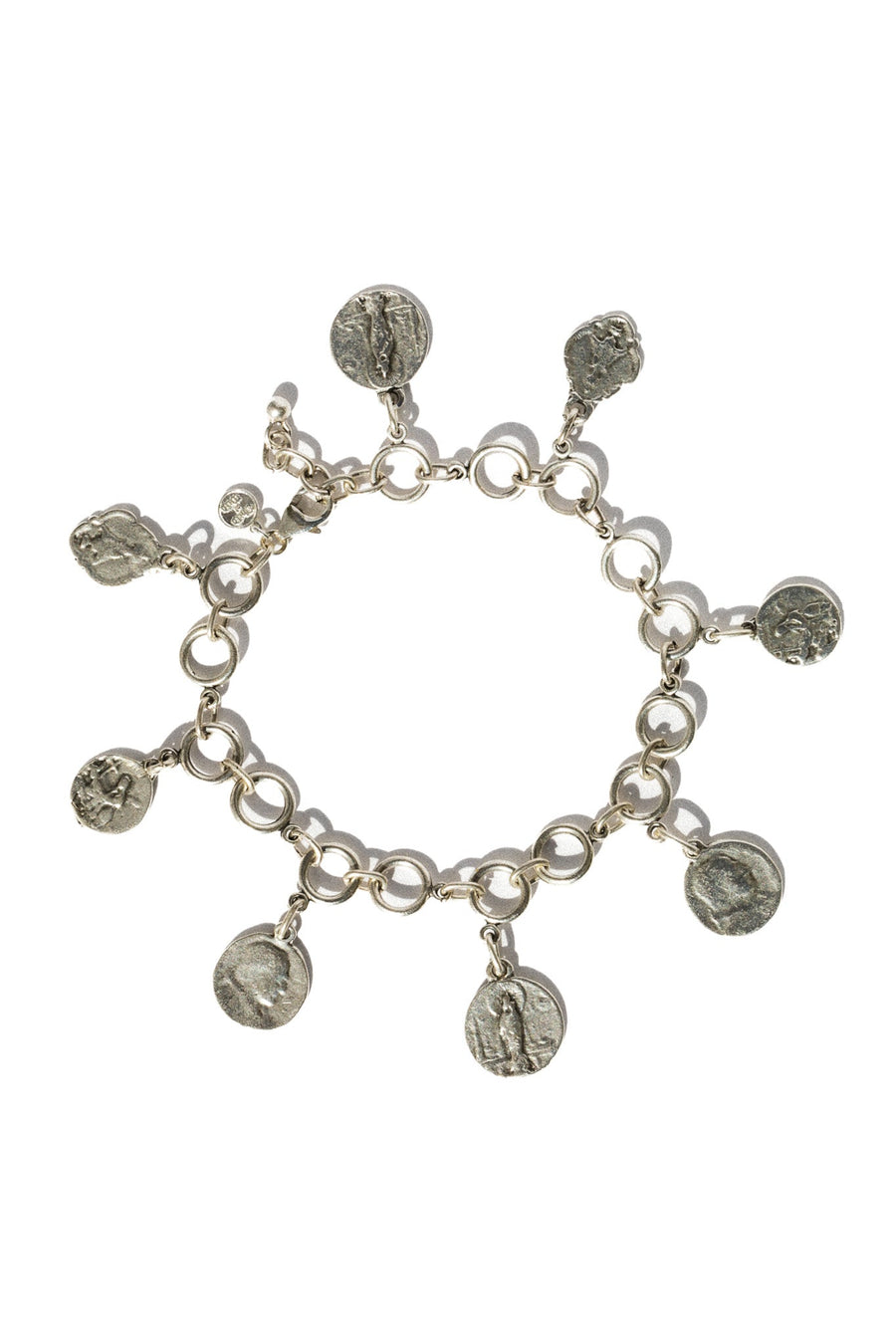 Lalou Collections Jewelry Silver Blessed Coin Anklet