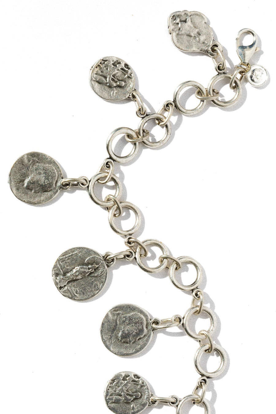 Lalou Collections Jewelry Silver Blessed Coin Anklet