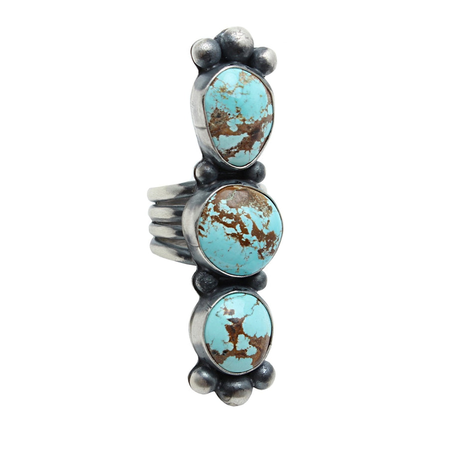 Sunwest Jewelry Silver / US 6 Blue Frost Native American Ring