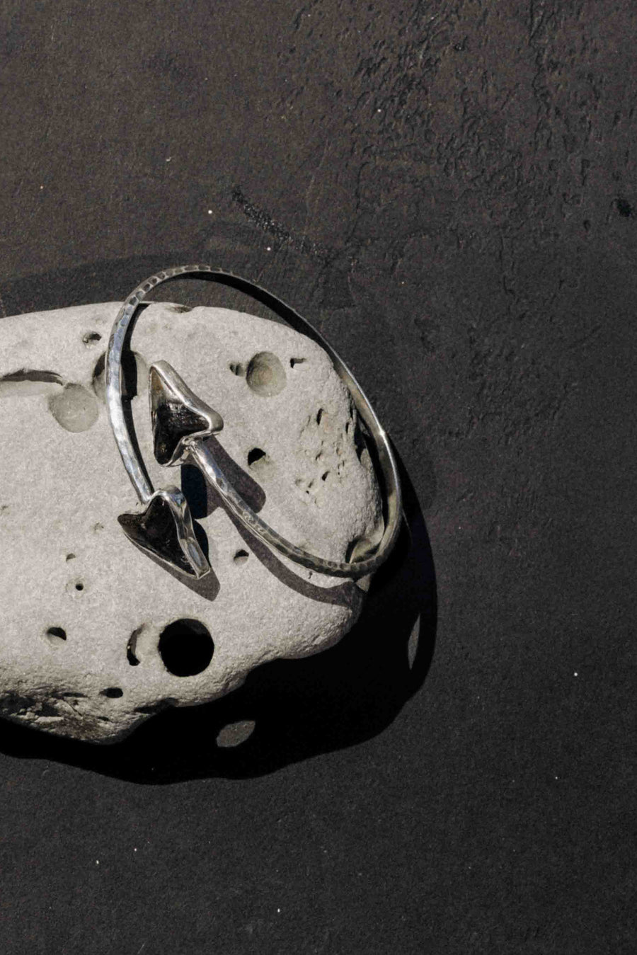 Starborn Creations Jewelry Silver Bondi Shark Tooth Cuff