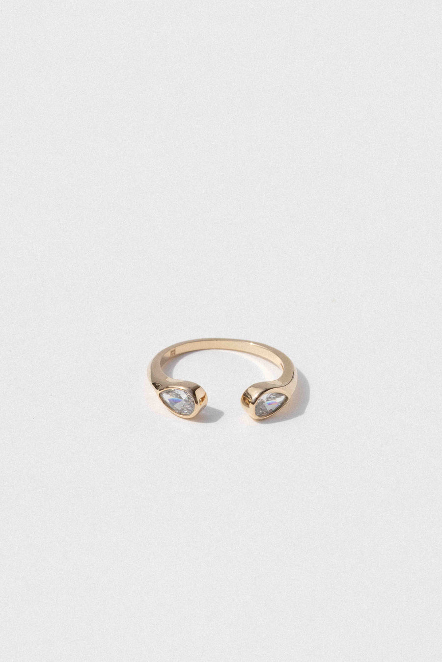 Monplaisir Fashion Jewelry Gold / 6 Brisa CZ Ring