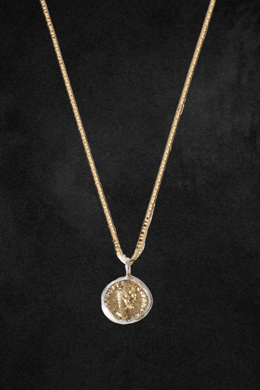 Child of Wild Jewelry Gold / 24 Inches Caesar Coin Necklace