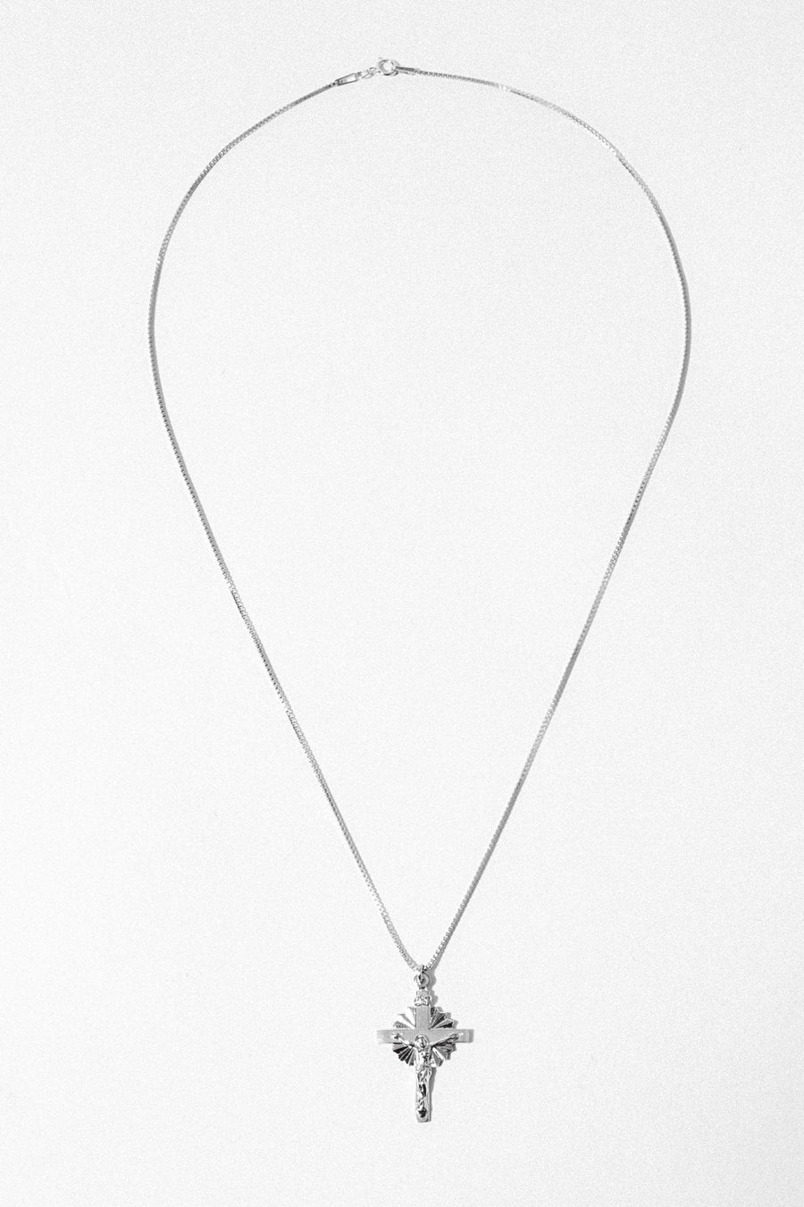 Gempacked Jewelry 20 Inches / Silver Calvary Necklace