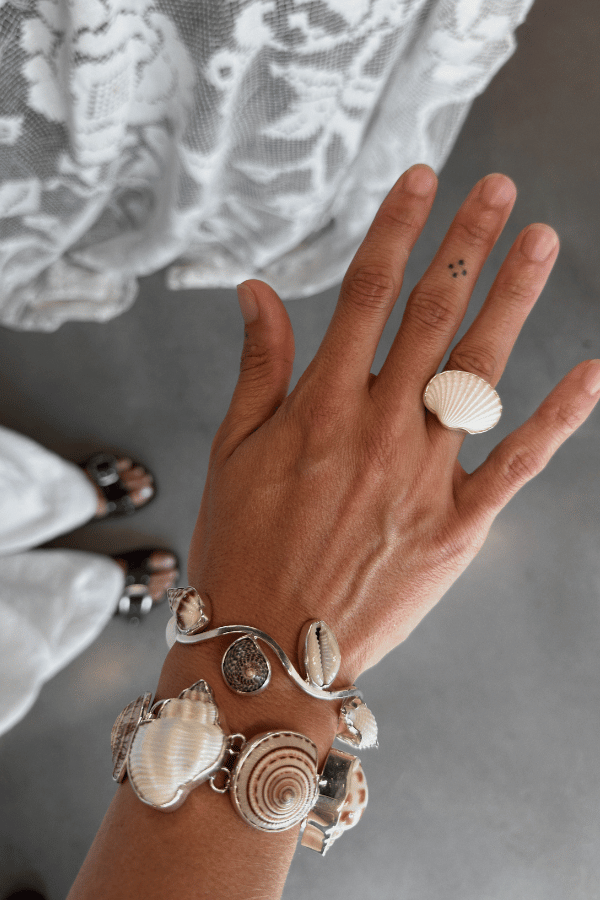 Charles Albert Inc Jewelry Silver Castaway Shell Cuff