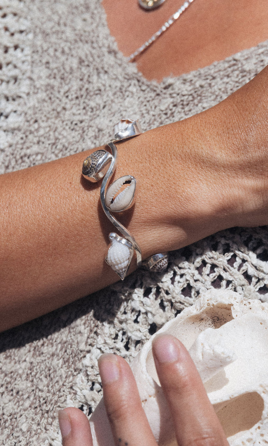 Charles Albert Inc Jewelry Silver Castaway Shell Cuff