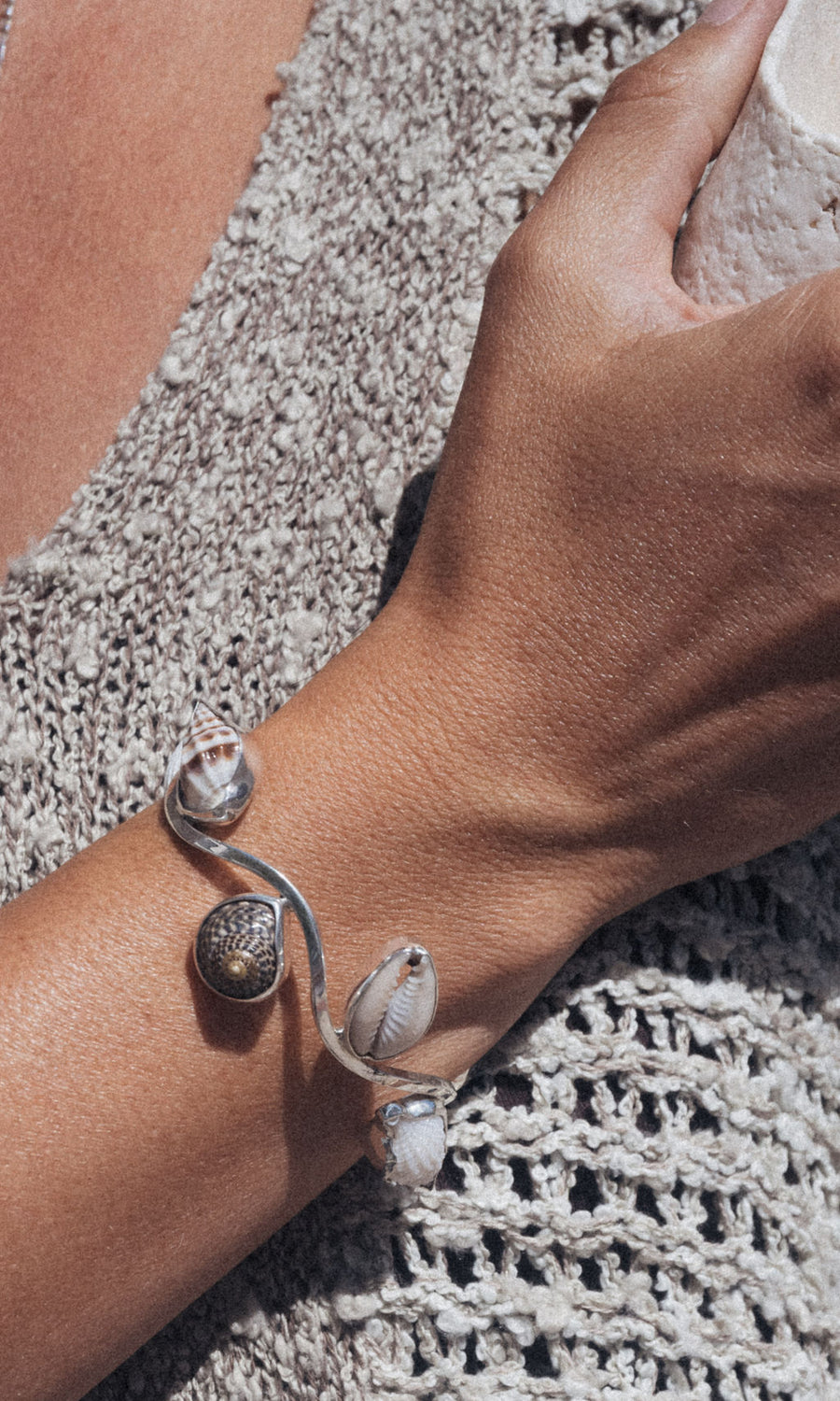 Charles Albert Inc Jewelry Silver Castaway Shell Cuff