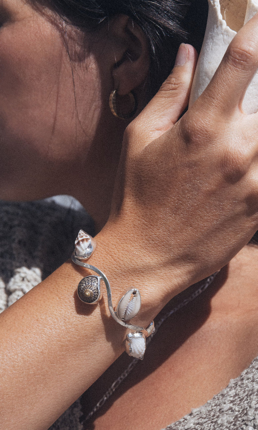 Charles Albert Inc Jewelry Silver Castaway Shell Cuff