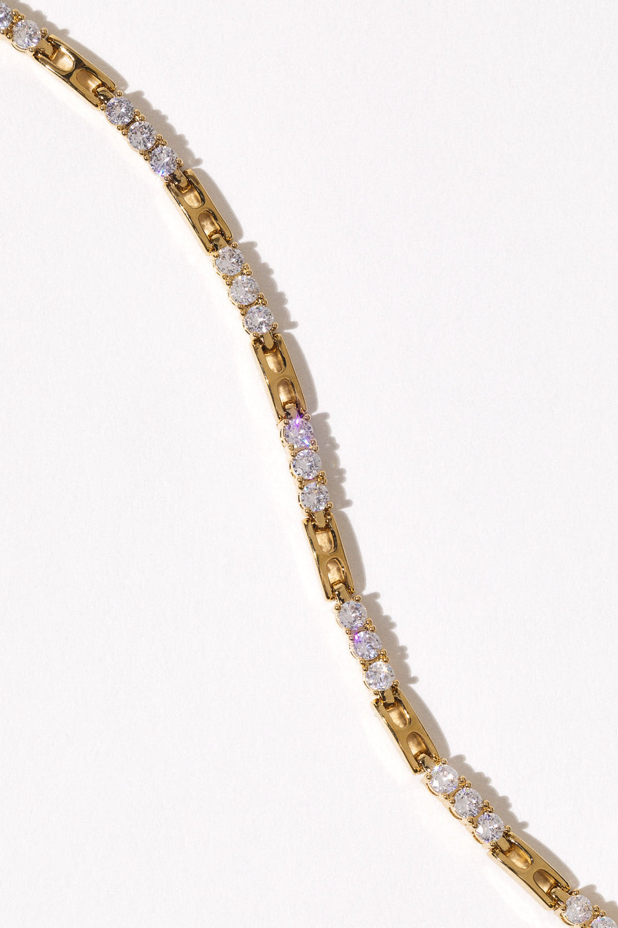Sparrow Jewelry Gold Castlewood CZ Bracelet