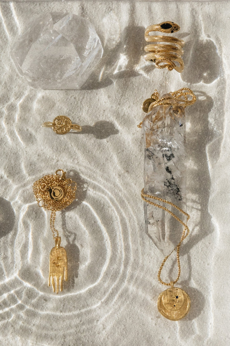 Temple of the Sun Jewelry Gold / 16 inch Celeste Necklace