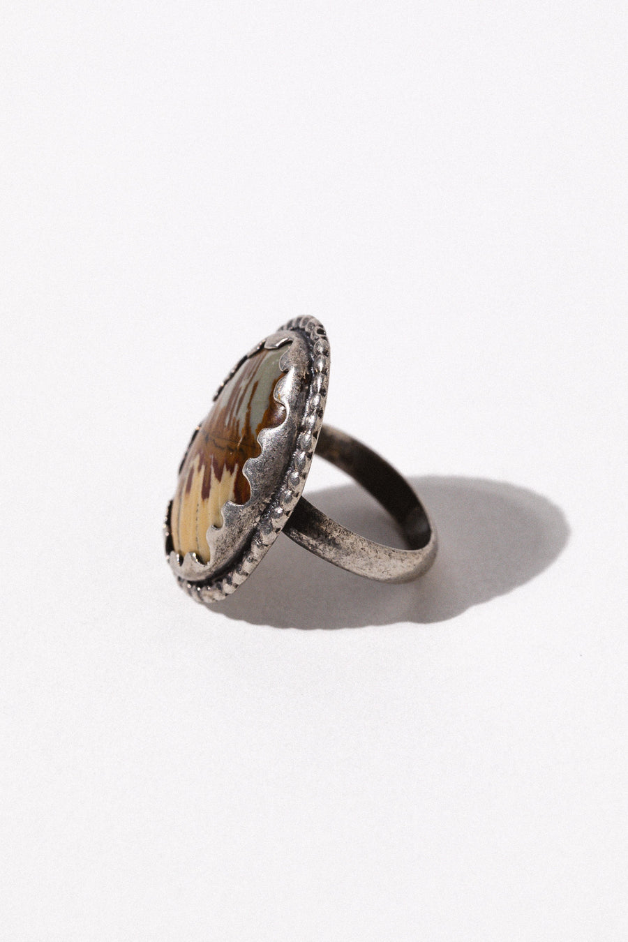Vintage Native American Jewelry Sterling Silver / US 11 Copy of Cheyenne Ring