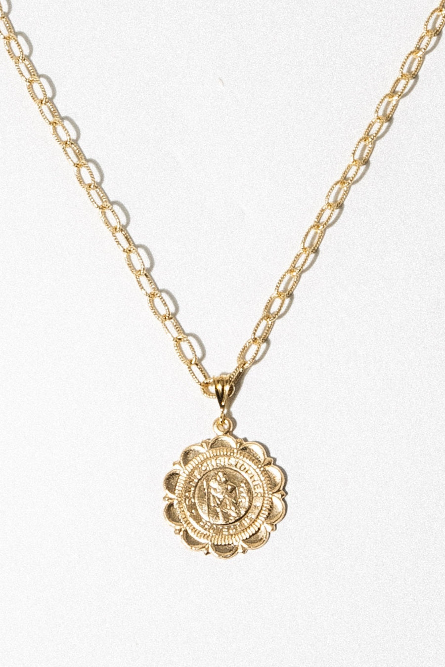 CGM Jewelry Gold / 15 inches Christóforos Necklace