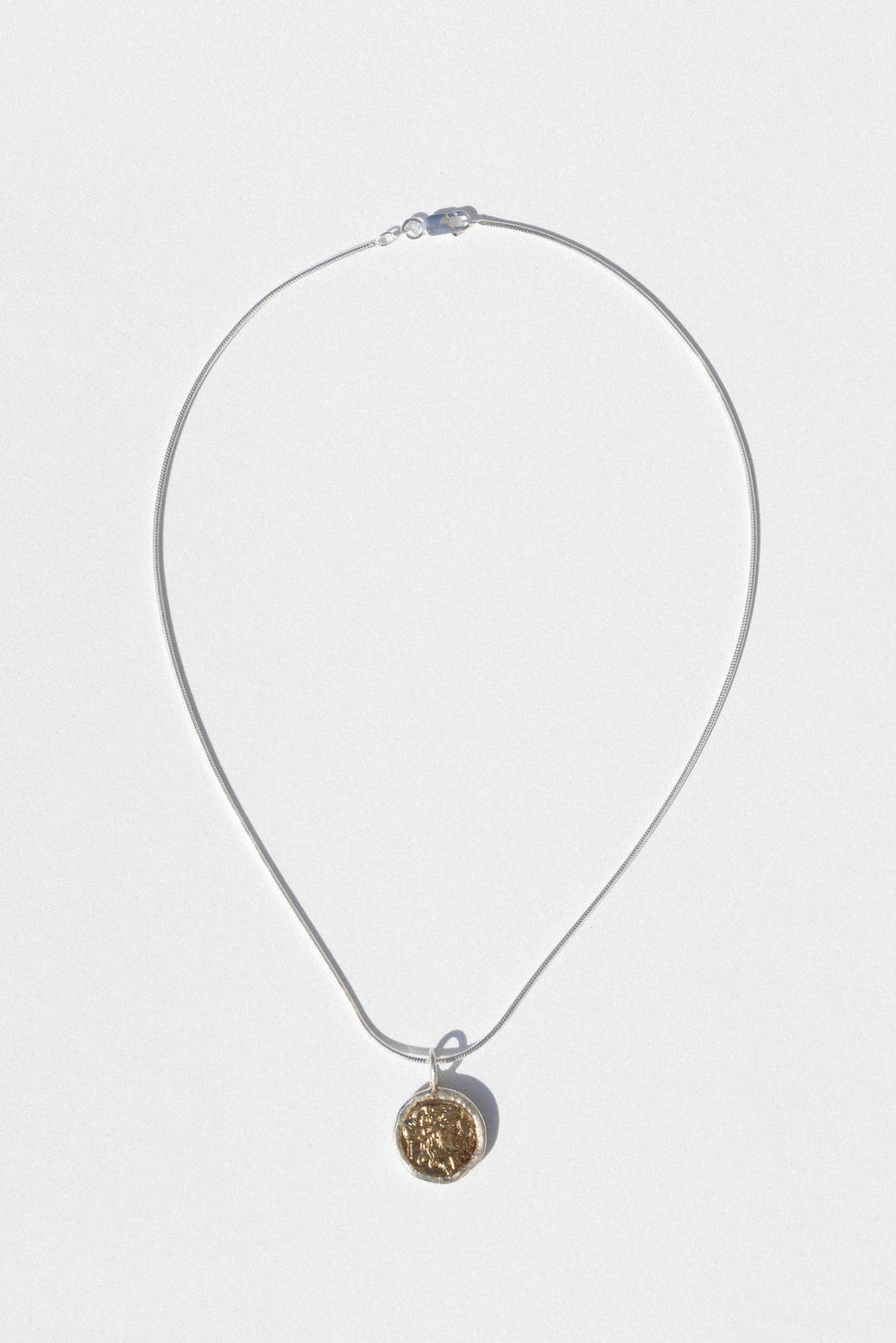 Child of Wild Jewelry Silver / 16 Inches Circe Coin Necklace