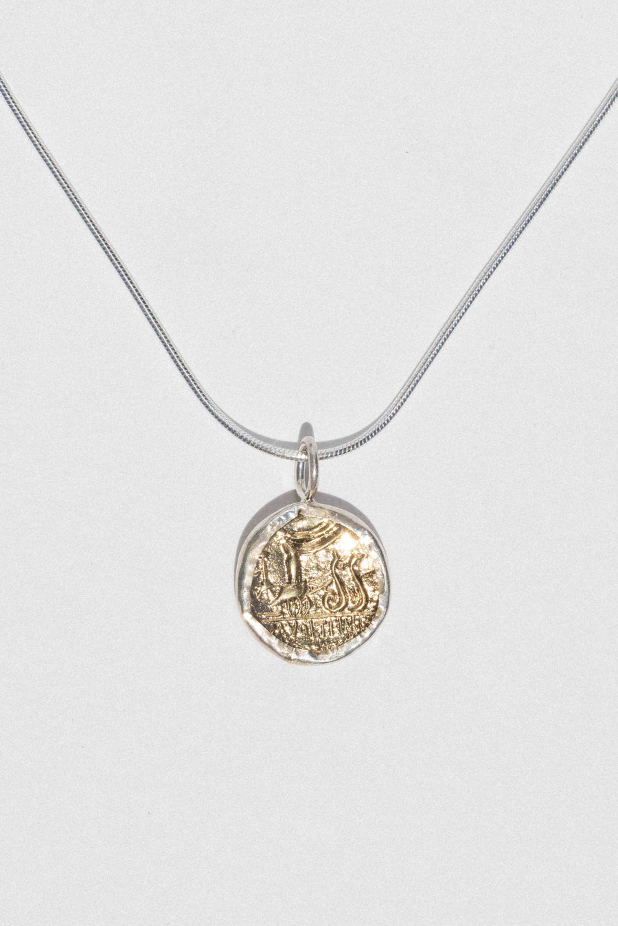 Child of Wild Jewelry Silver / 16 Inches Circe Coin Necklace