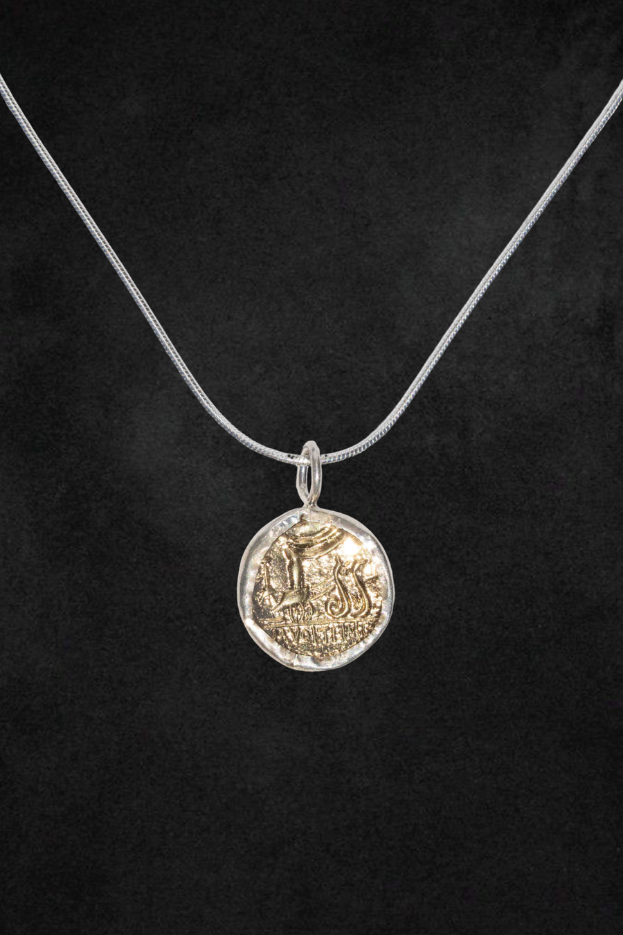 Child of Wild Jewelry Silver / 16 Inches Circe Coin Necklace
