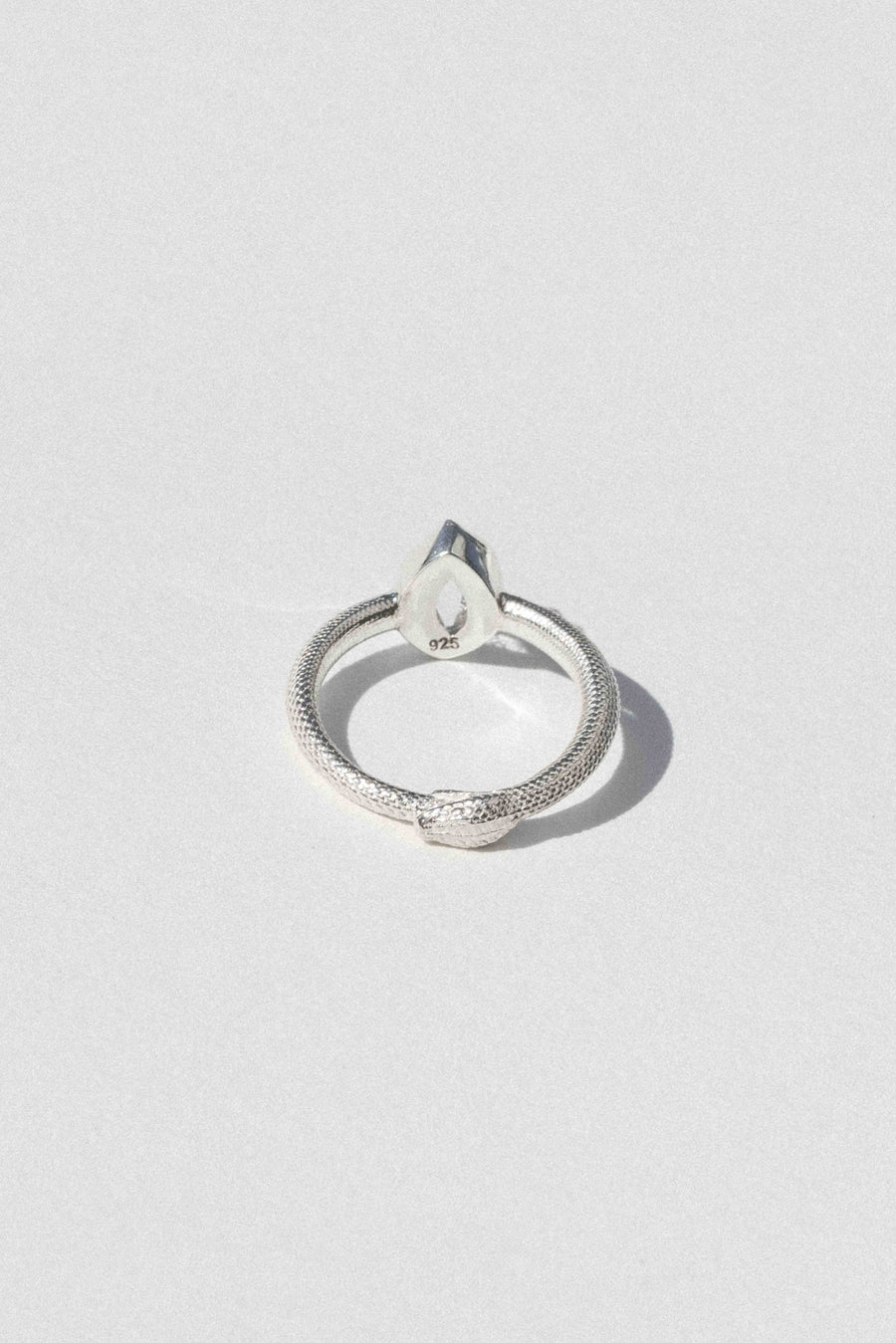 Starborn Creations Jewelry Coiled Light Herkimer Ring