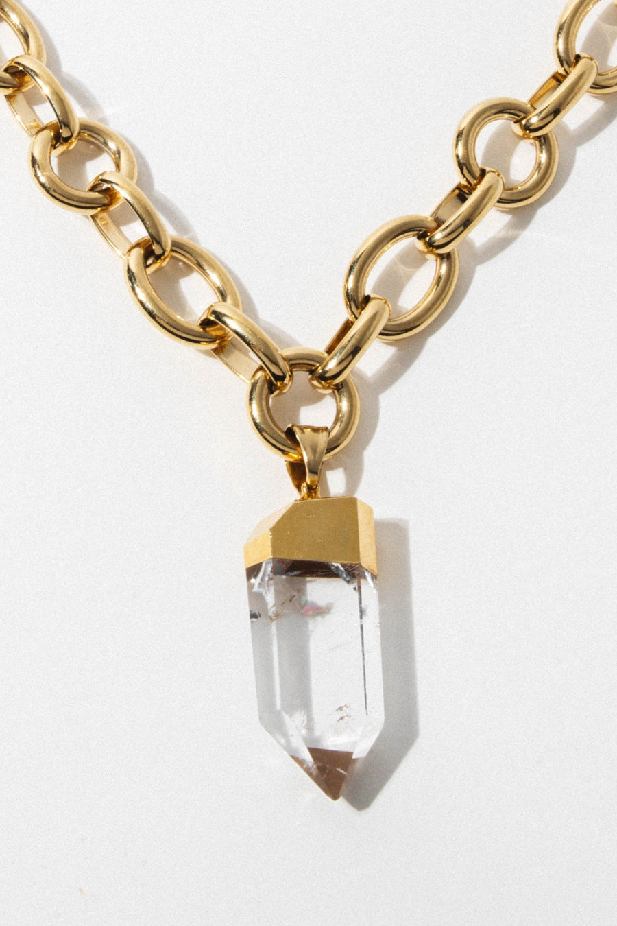 goddess Jewelry Gold Magic Crystal Necklace