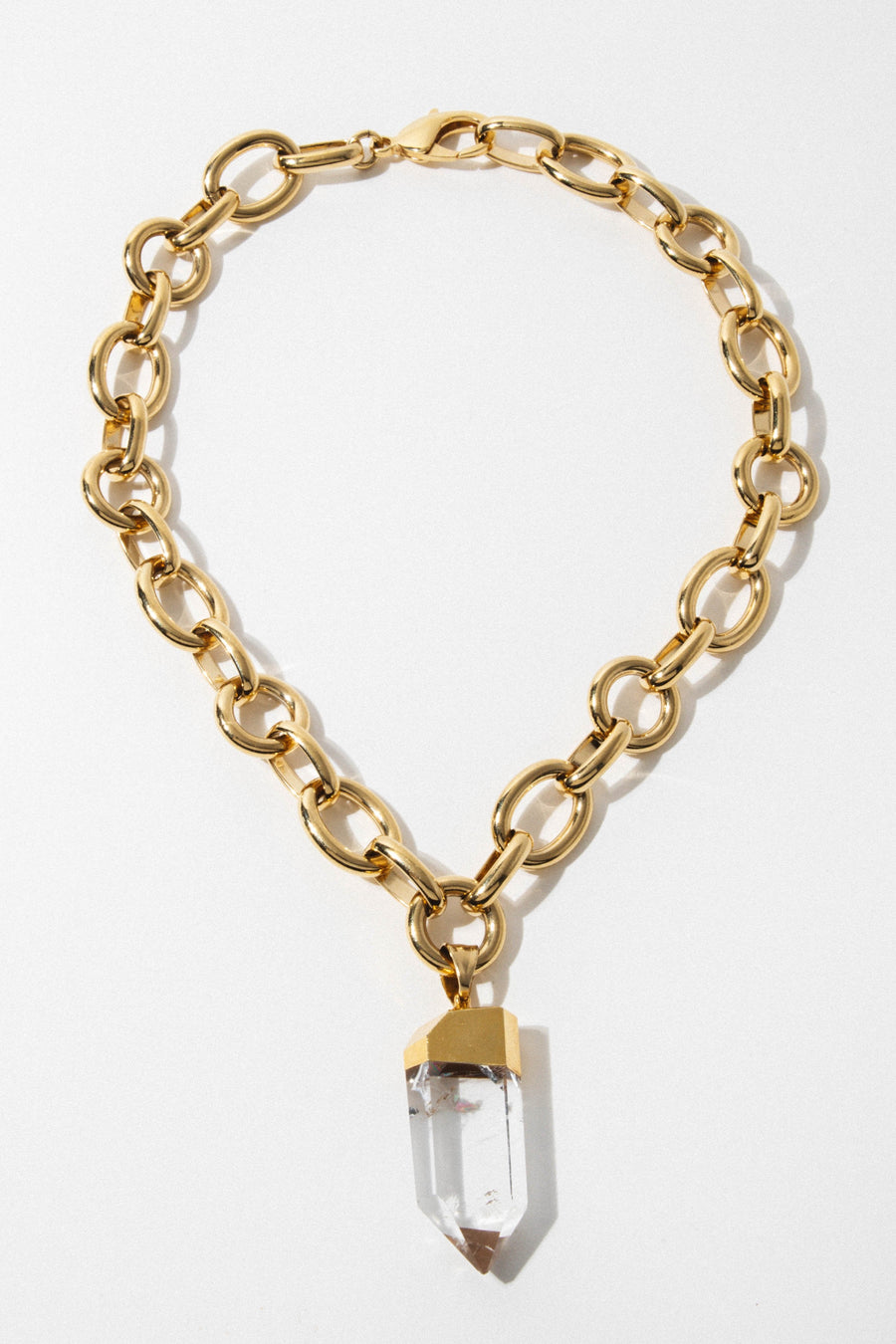 goddess Jewelry Gold Magic Crystal Necklace