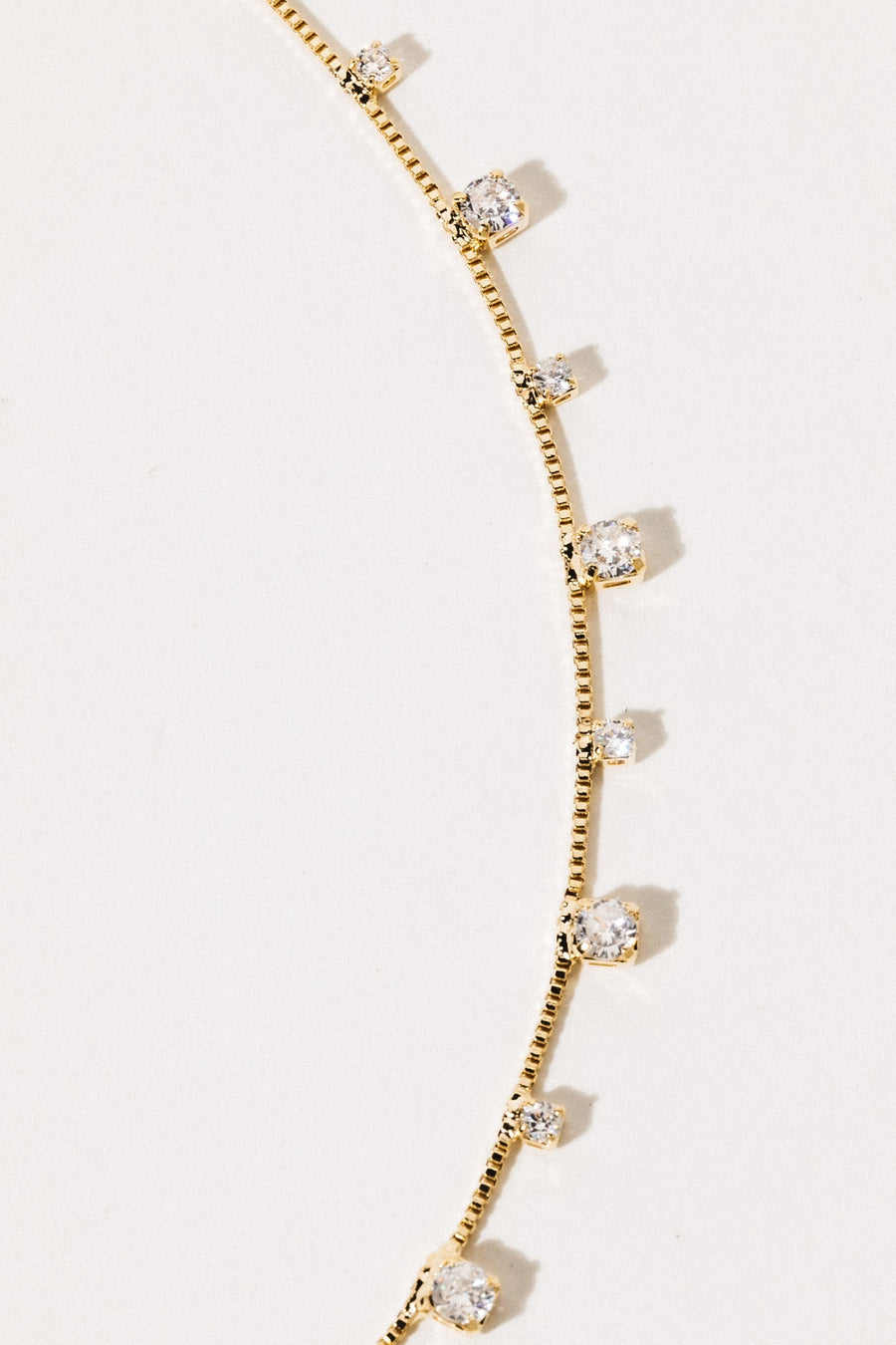 Dona Italia Jewelry Gold / 9 inches Copy of Miami Heat Rhinestone Anklet