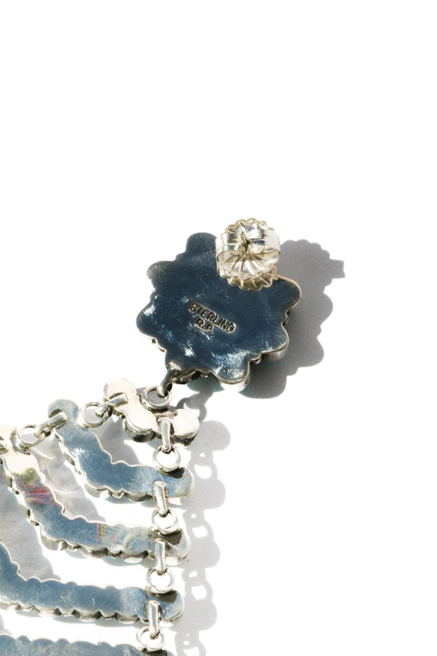 Sunwest Jewelry Silver Dakota Turquoise Statement Earrings