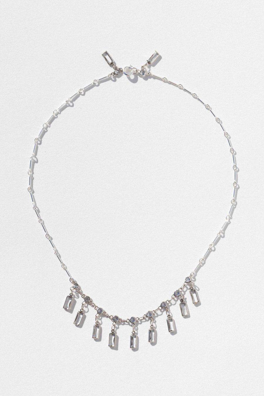 CGM Jewelry Silver / 15 inches Daphne CZ Necklace .:. Silver