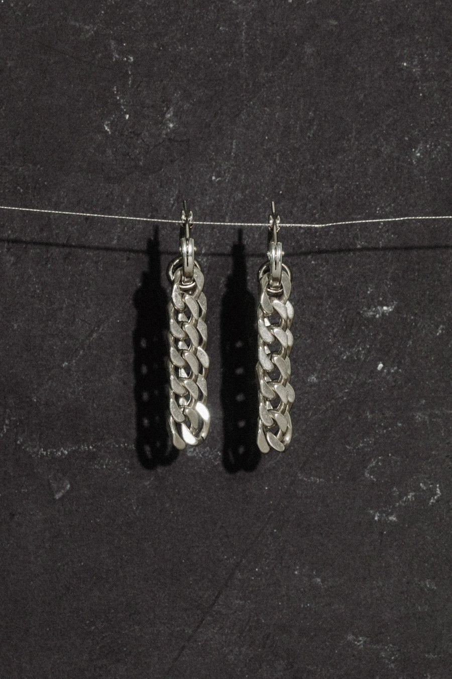 Goddess Jewelry Silver Delux Chain Earrings
