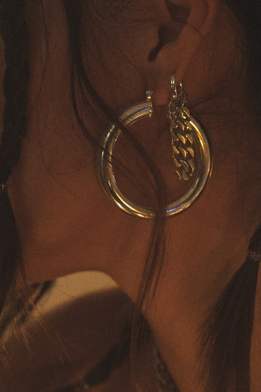 Goddess Jewelry Silver Delux Chain Earrings