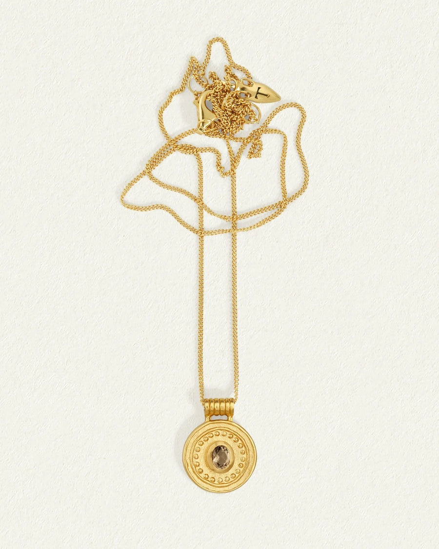 Temple of the Sun Jewelry Gold / 16 inch Denarii Coin Necklace