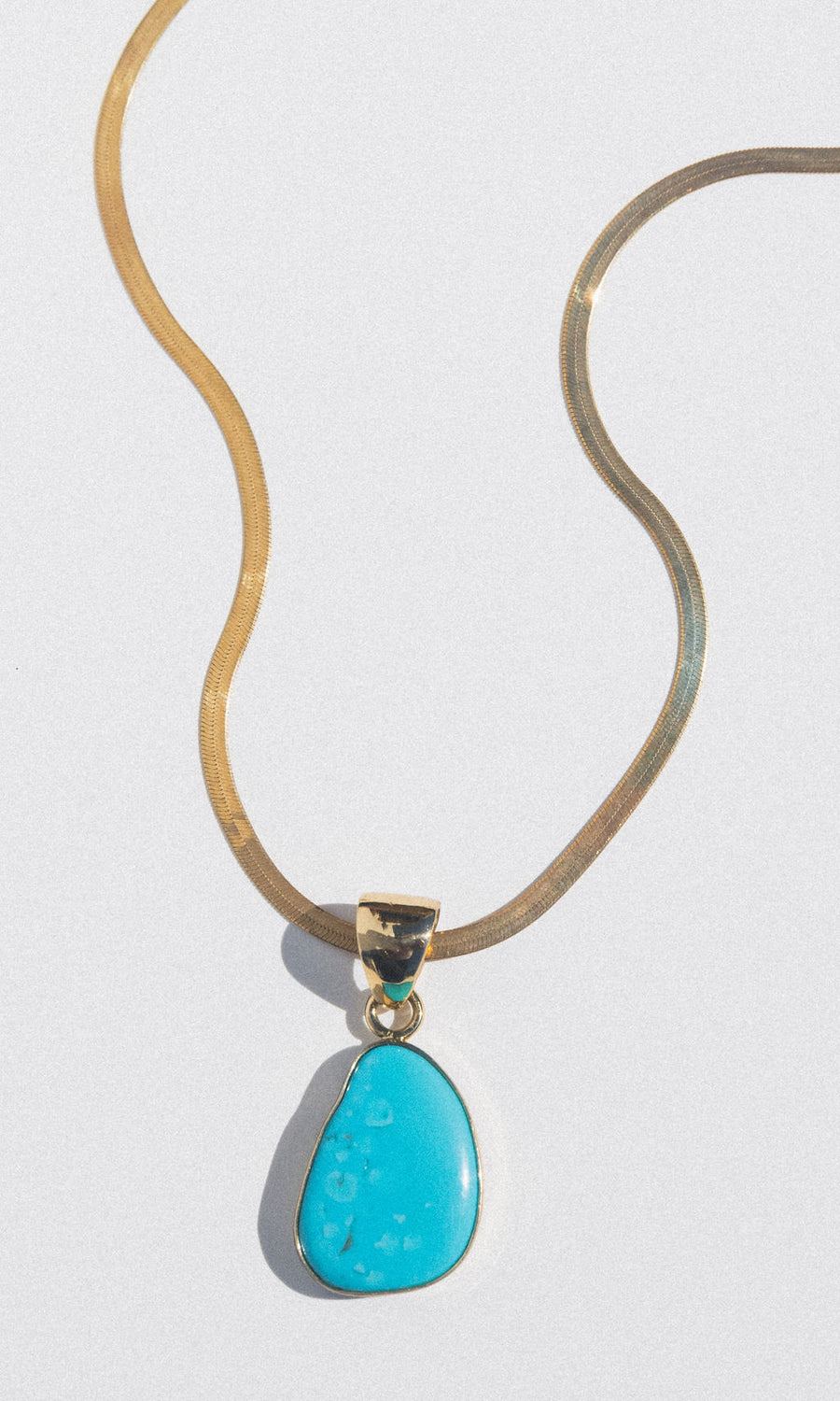Charles Albert Inc Jewelry Gold / 18 inches Desert Dreaming Turquoise Necklace