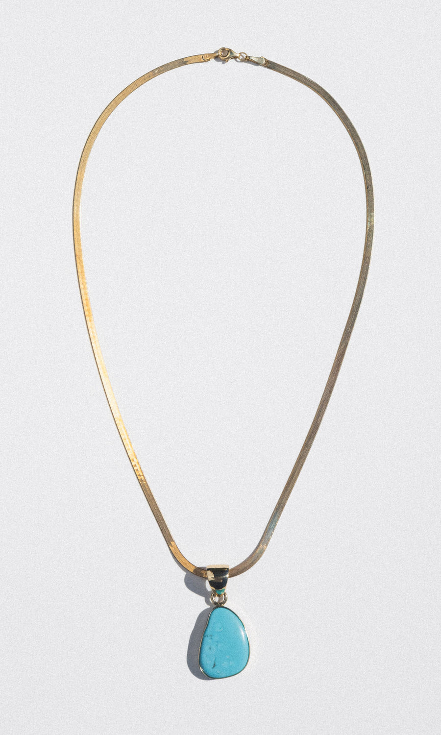 Charles Albert Inc Jewelry Gold / 18 inches Desert Dreaming Turquoise Necklace