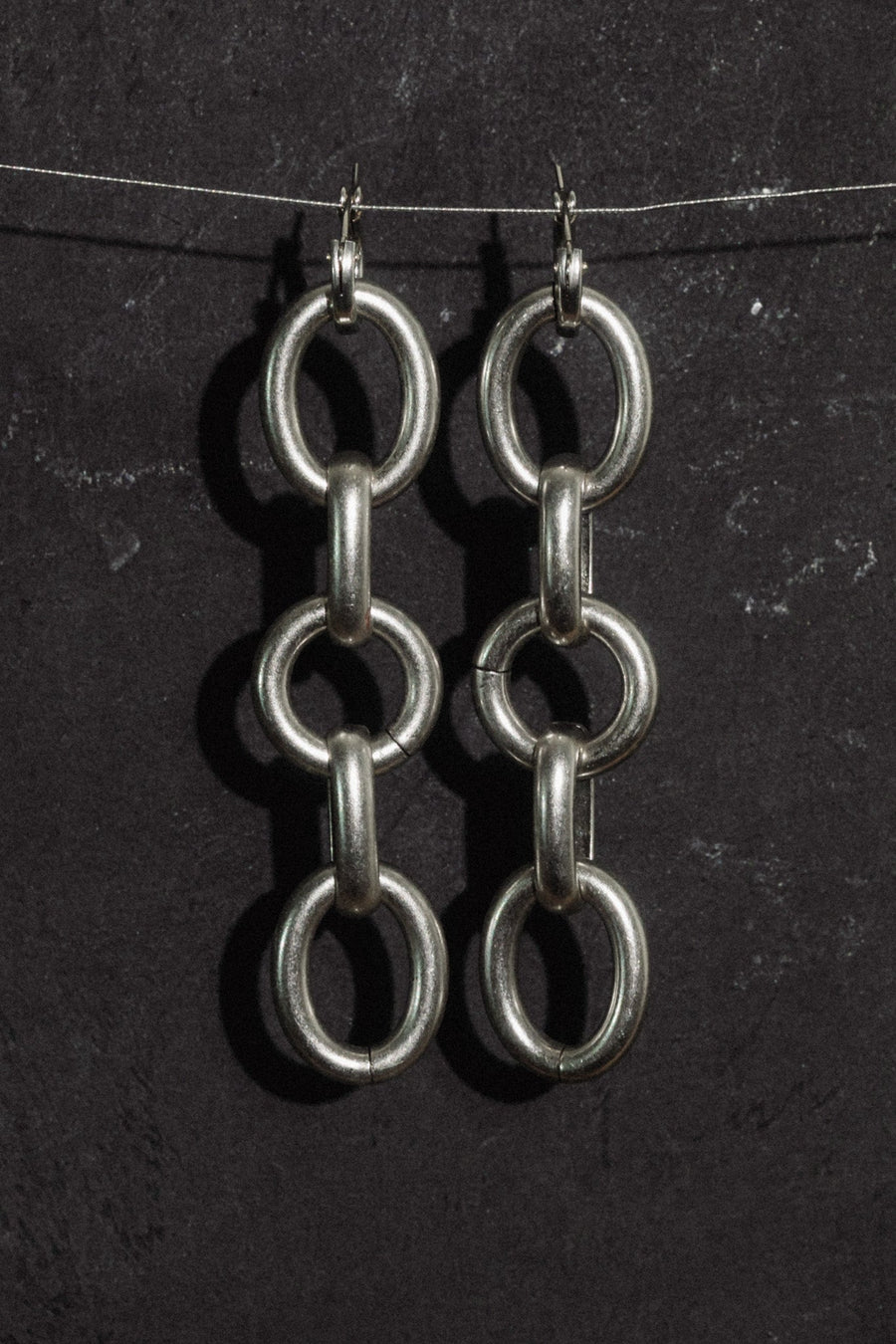 Goddess Jewelry Silver Devon Chain Earrings