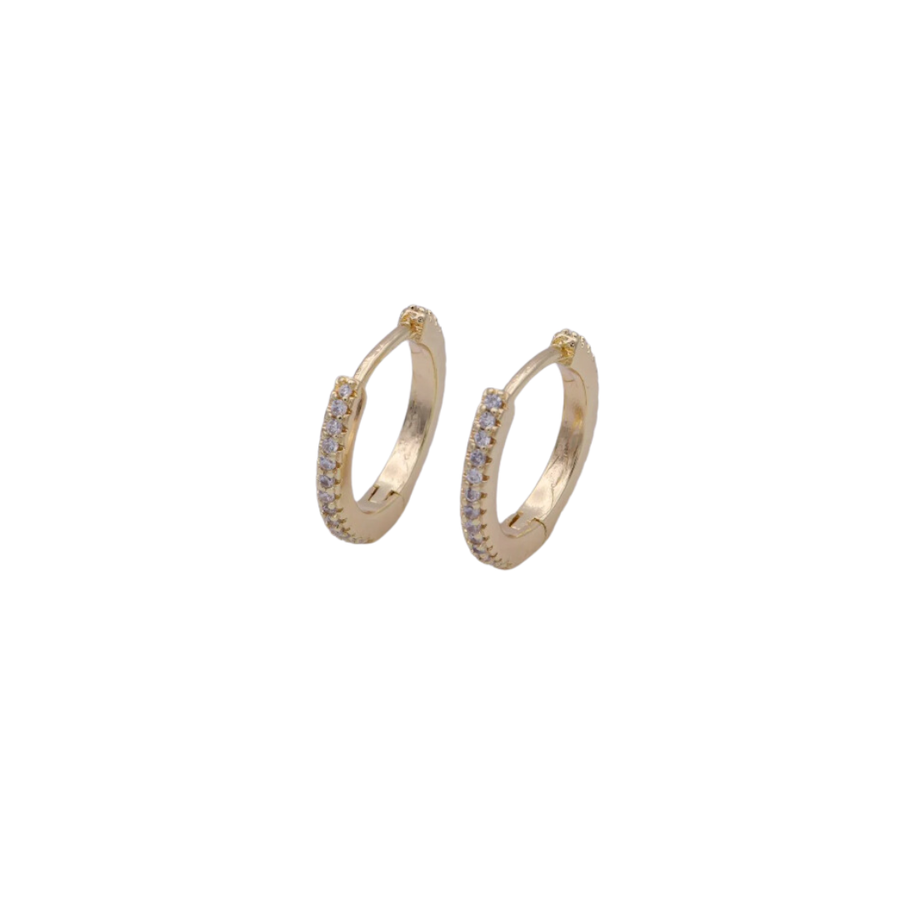 DLUXCA Jewelry Gold Divine Light Earrings