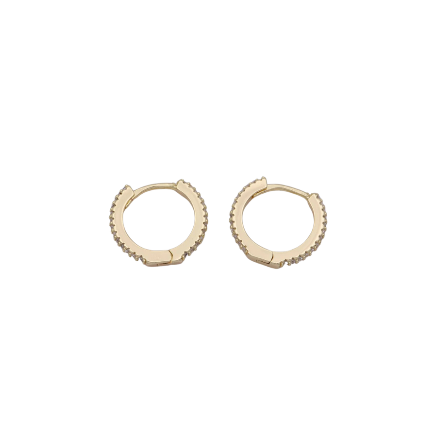 DLUXCA Jewelry Gold Divine Light Earrings