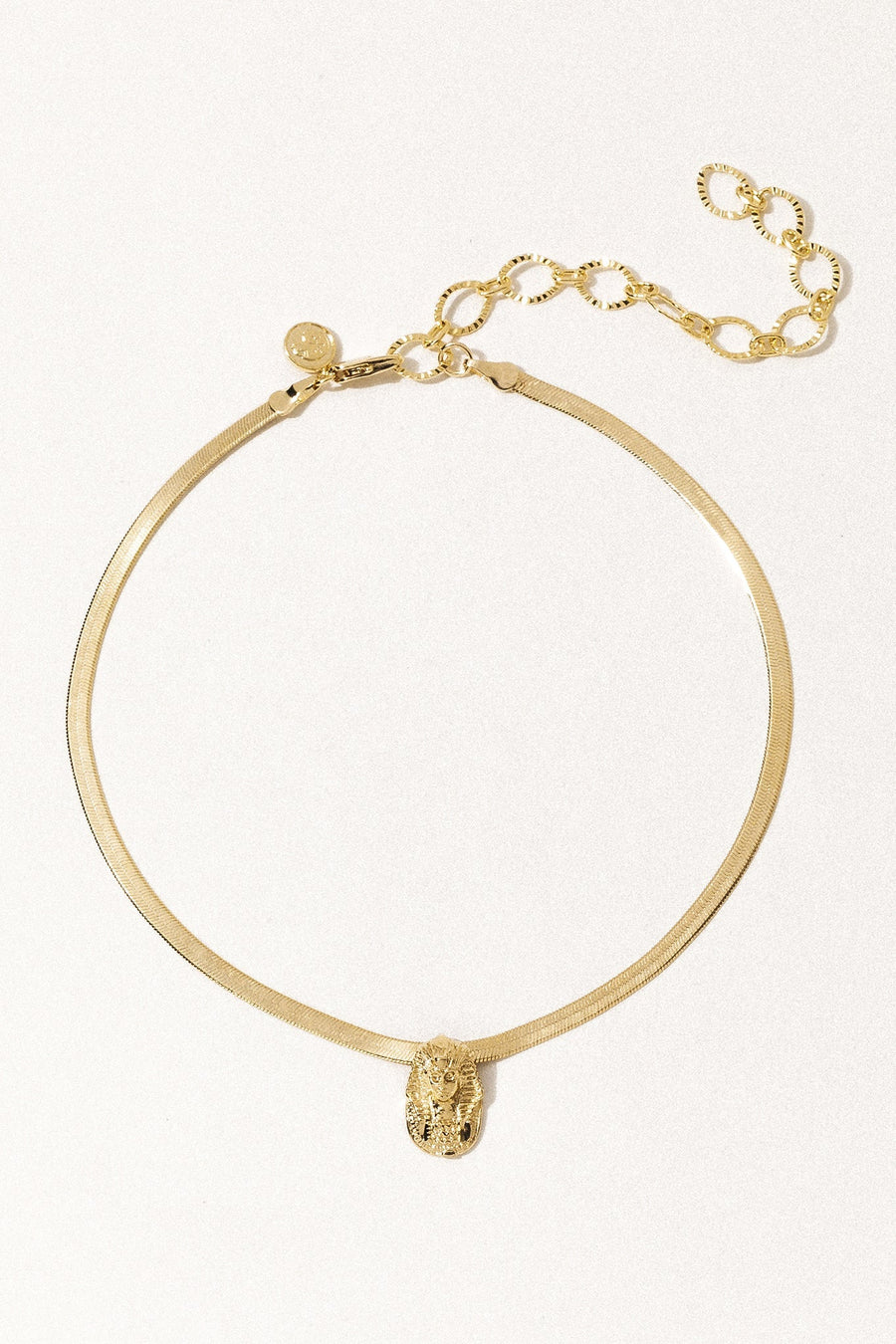 Dona Italia Necklaces Gold / 11 inches Divine Pharaoh Herringbone Choker