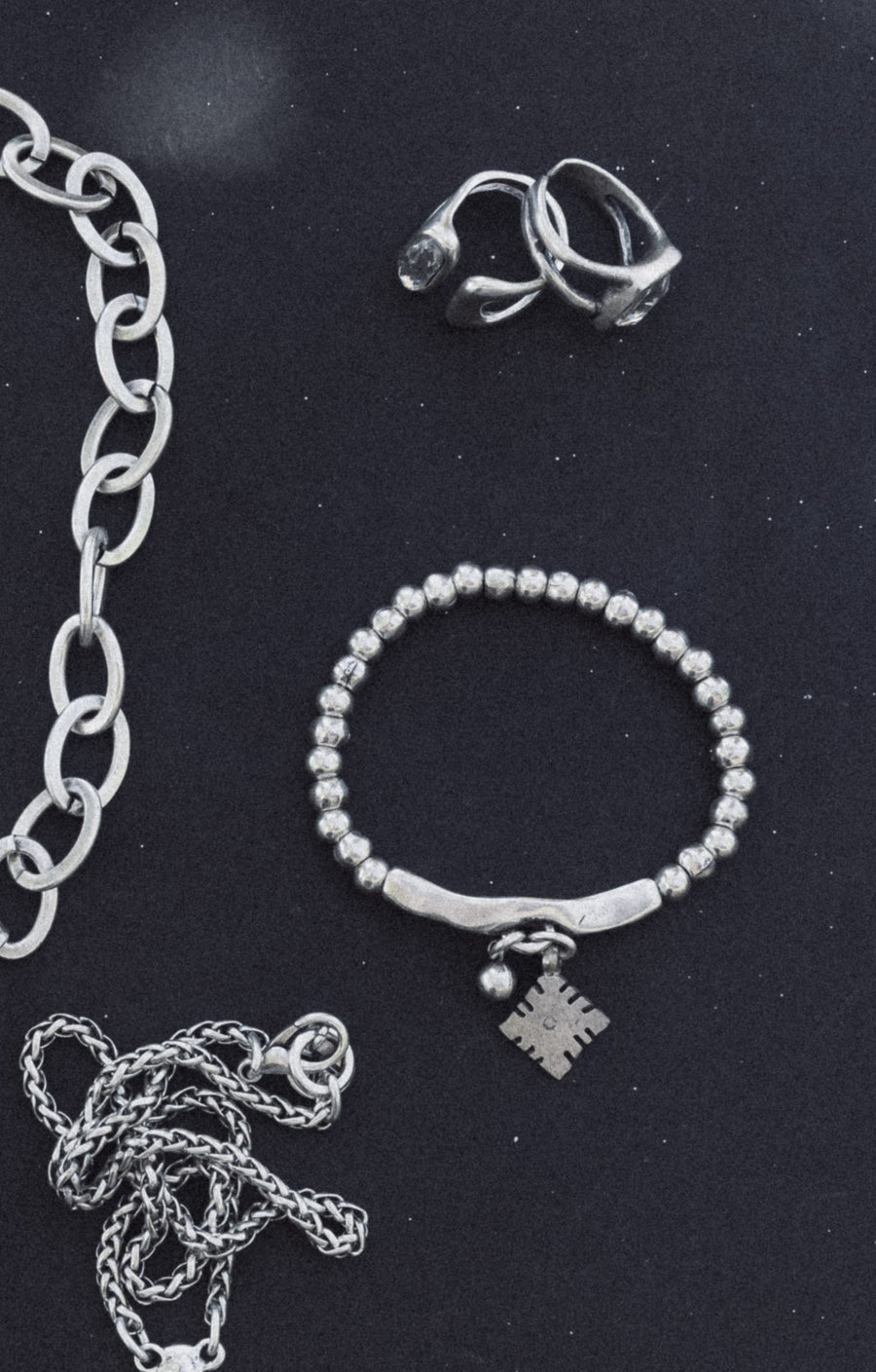 Chanour Jewelry Silver Dusk Sun Talisman Bracelet