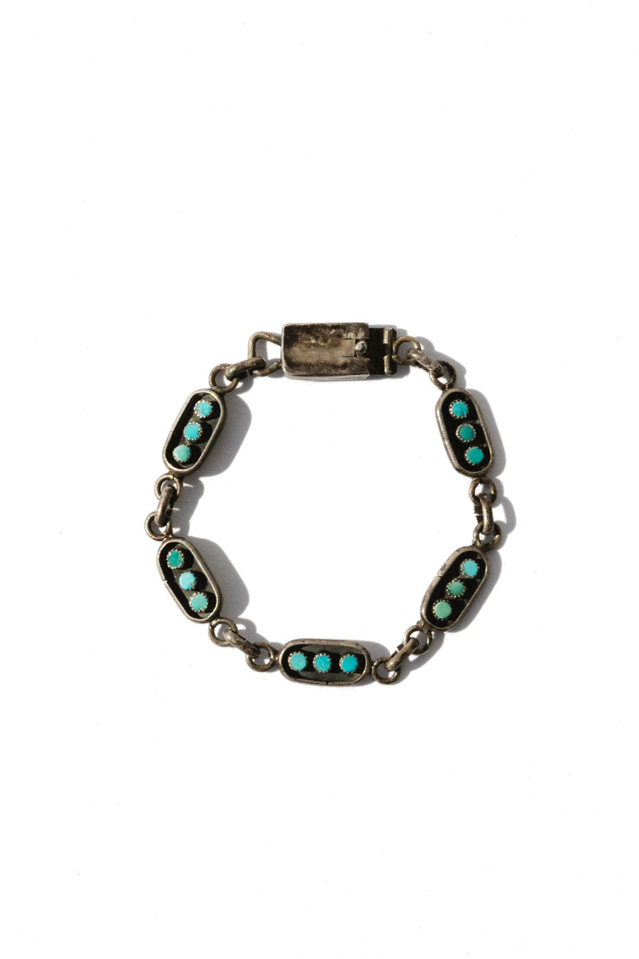 Ayman Jewelry Silver / Turquoise East Creek Antique Turquoise Bracelet