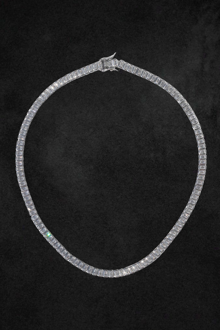 MIA Jewelry Jewelry Silver / 15 Inches Elliss Tennis Necklace .:. Silver