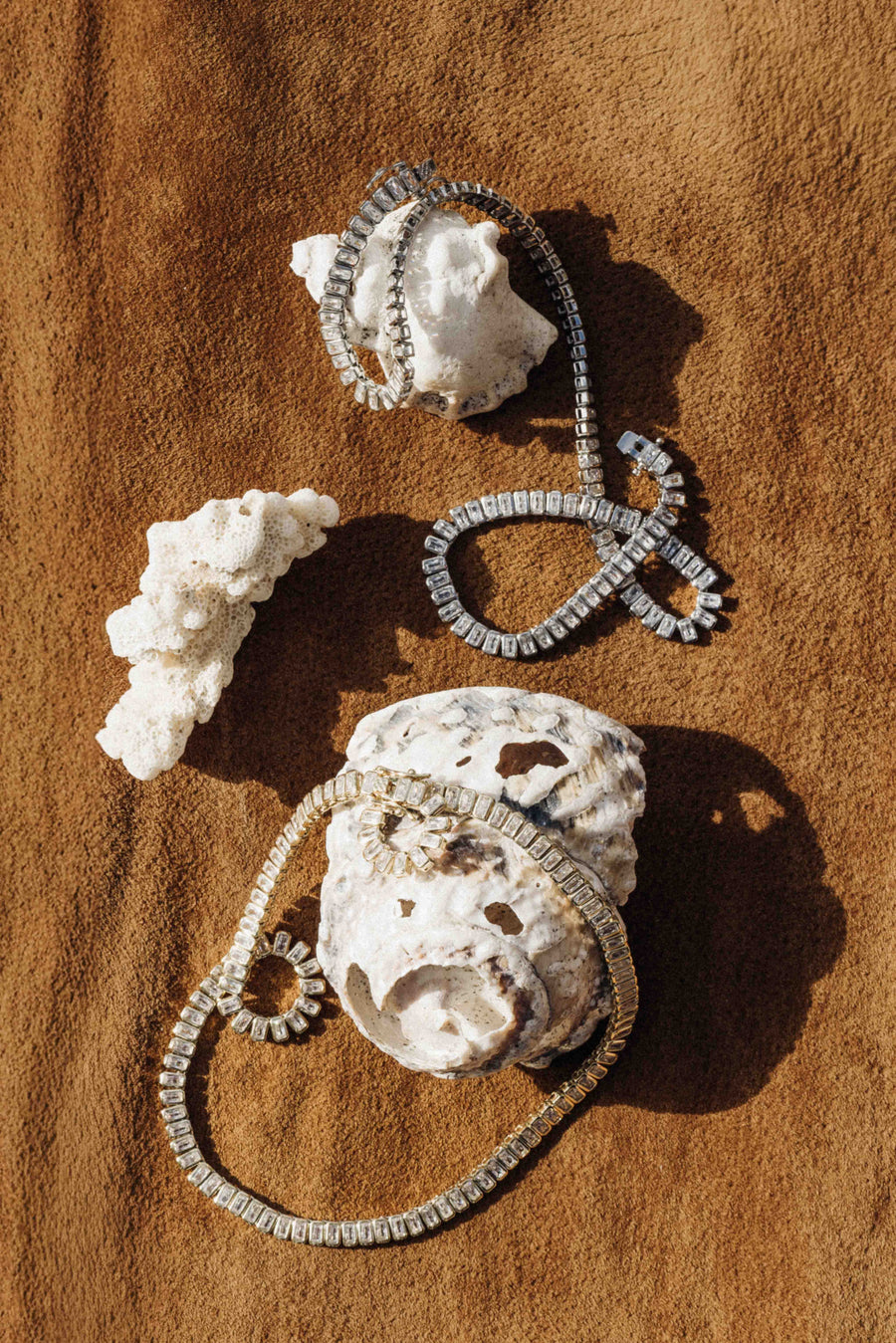 MIA Jewelry Jewelry Silver / 15 Inches Elliss Tennis Necklace .:. Silver