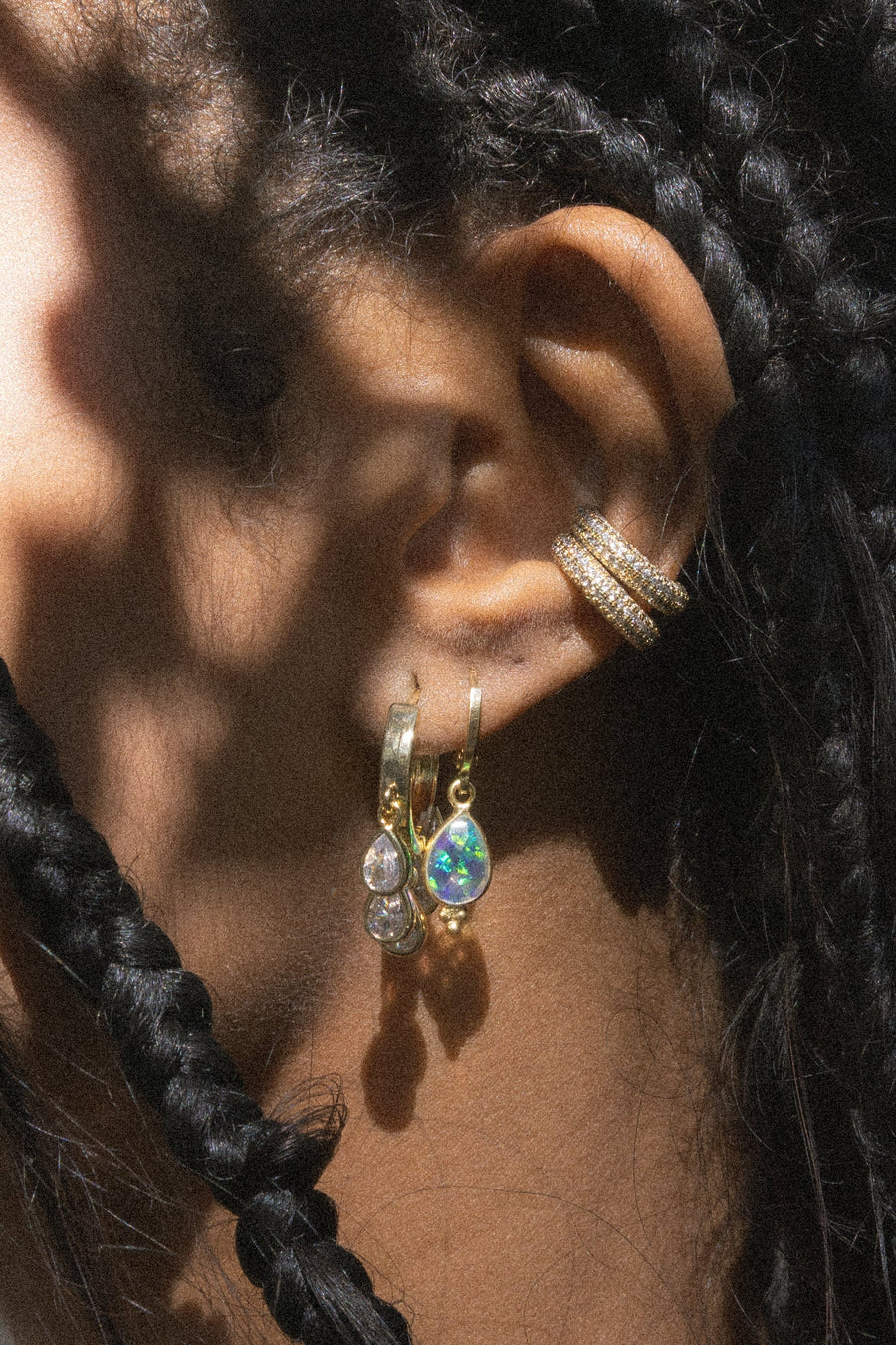 Child of Wild Jewelry Gold Eloise CZ Earrings