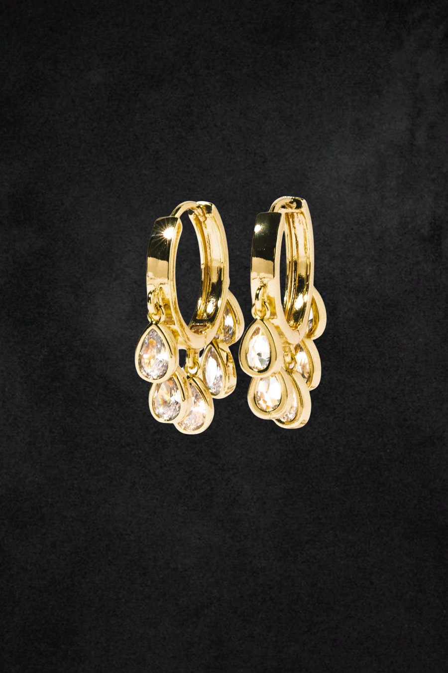 Child of Wild Jewelry Gold Eloise CZ Earrings