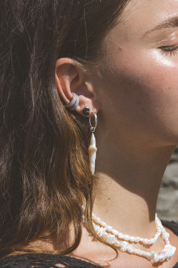 Child of Wild Jewelry Silver Eternal Ammonite Earrings