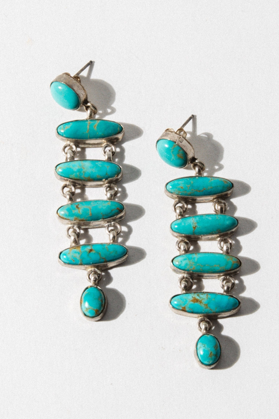 Sunwest Jewelry Silver Fortune Seeker Native American Earrings