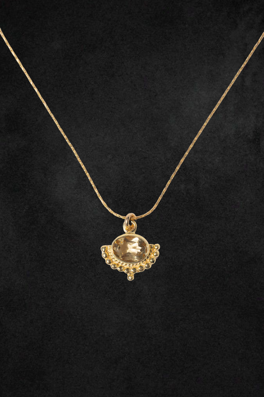 CGM Jewelry Golden Hour Citrine Necklace