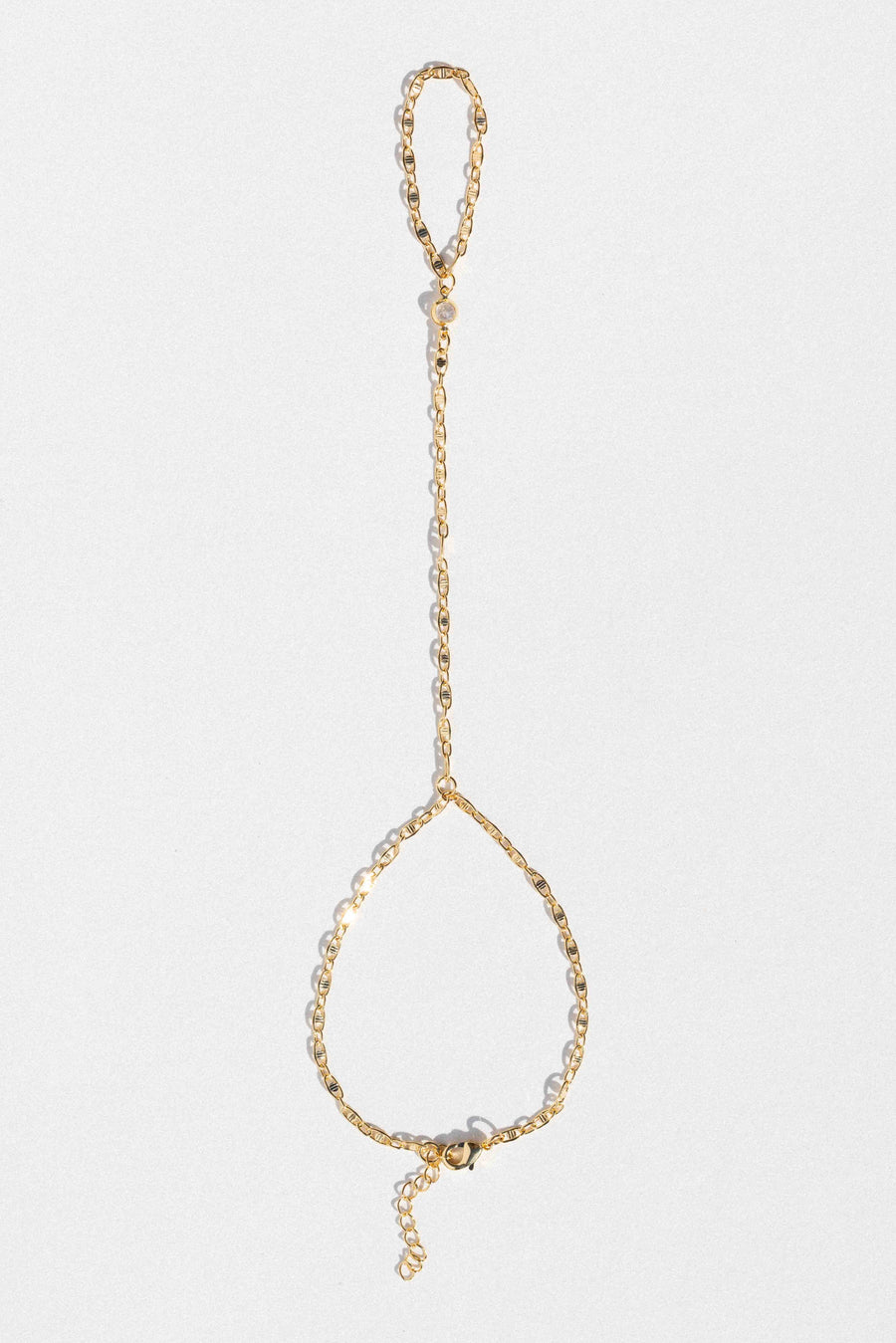 Child of Wild Jewelry Gold / 7 Inches Golden Light Hand Chain