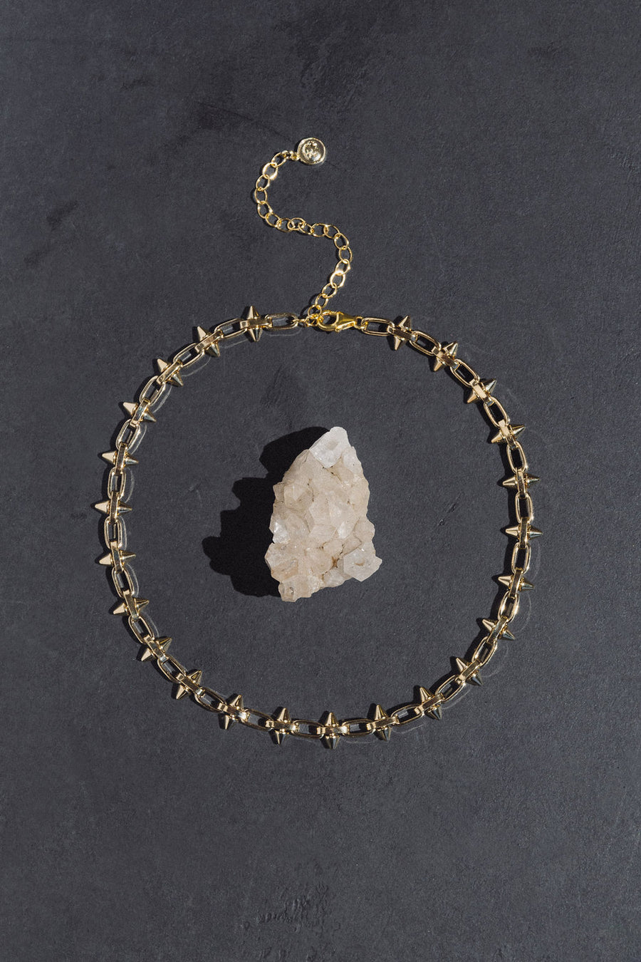 Child of Wild Jewelry Gold / 12 Inches Harley Chain Choker.:.Gold