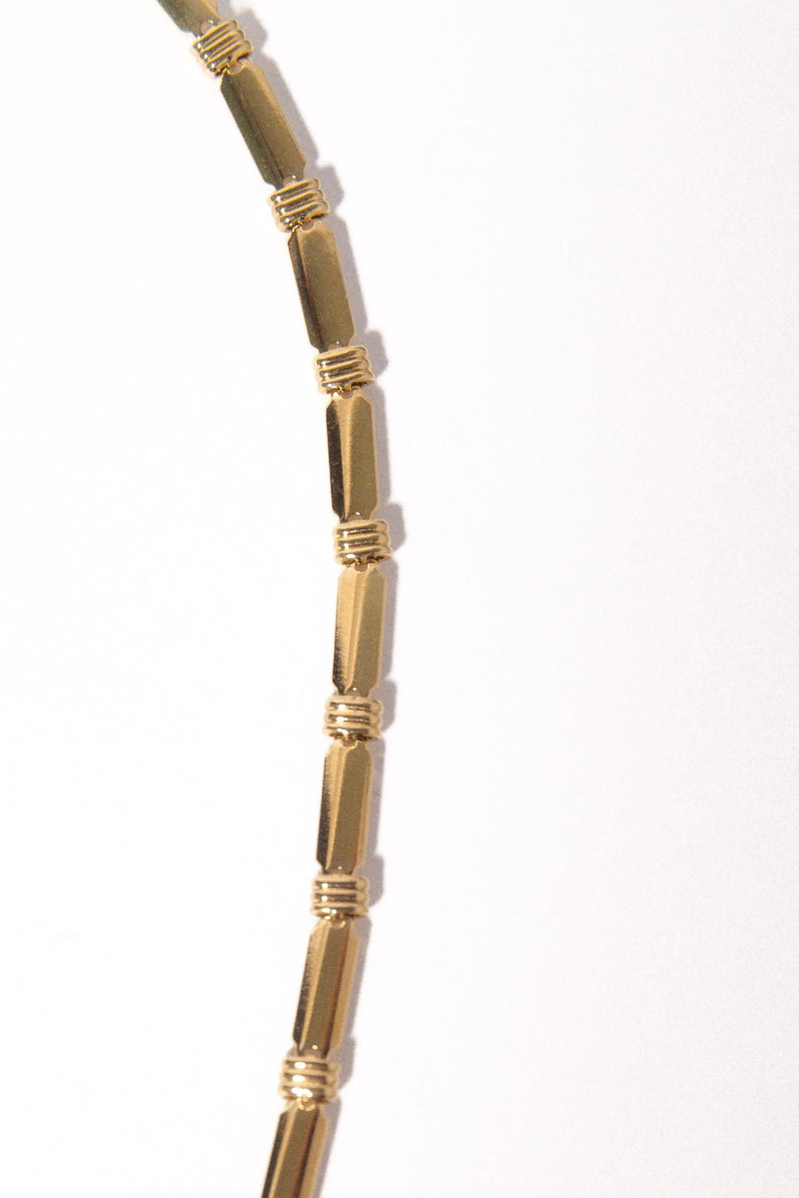 Tresor Jewelry Gold / 16 Inches Golden Road Herringbone Necklace