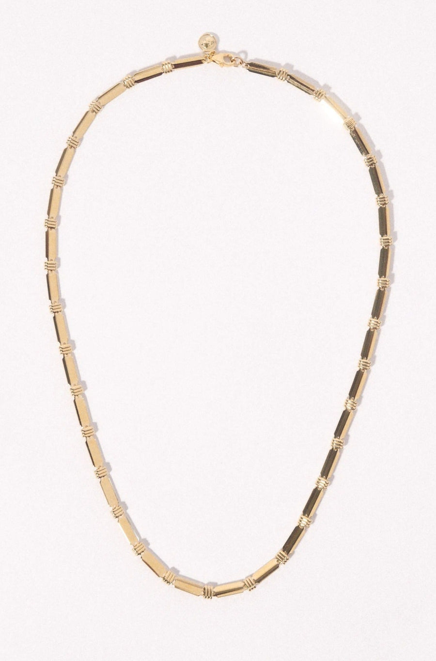 Tresor Jewelry Gold / 16 Inches Golden Road Herringbone Necklace