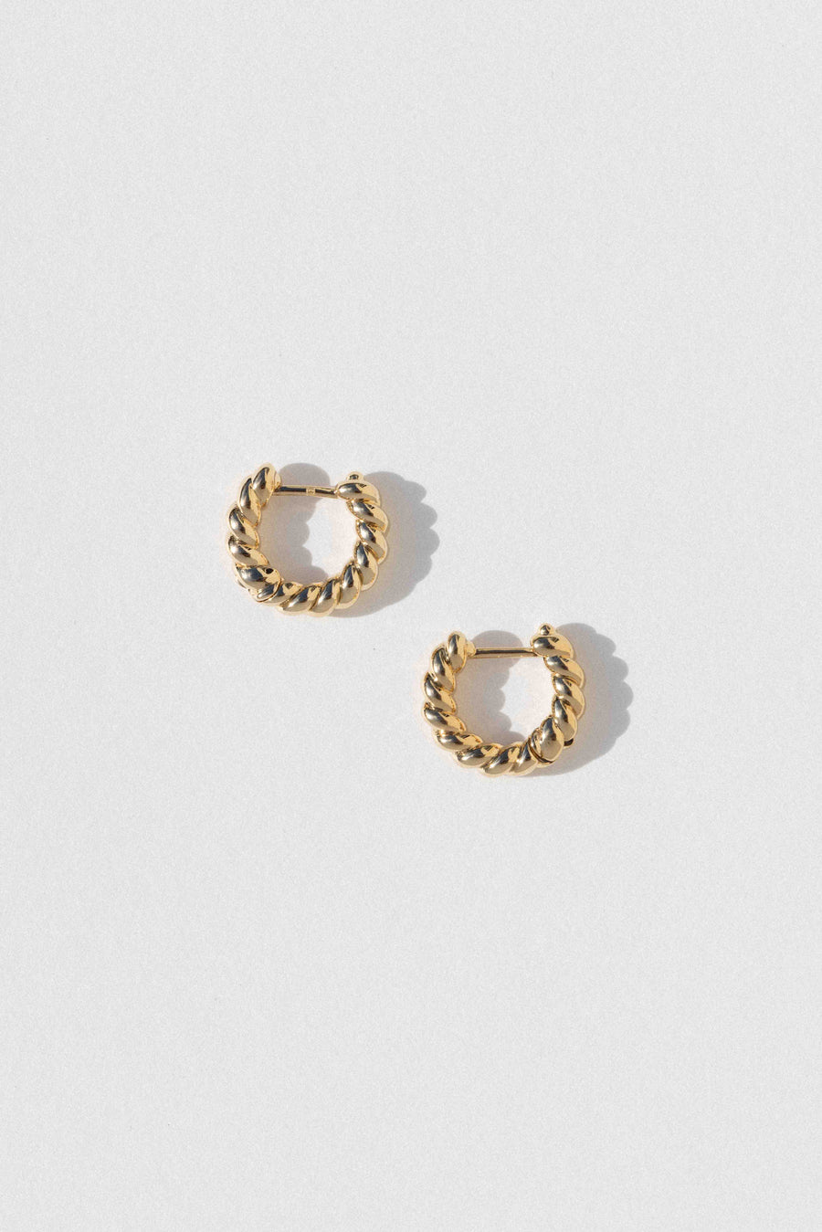 Monplaisir Fashion Jewelry Gold Helix Hoop Earrings