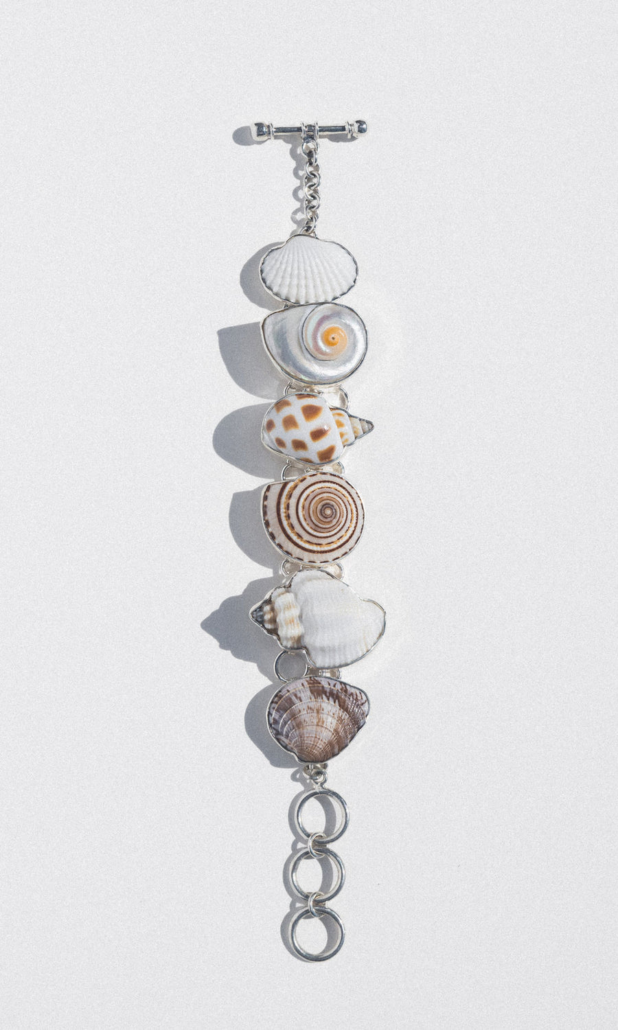 Charles Albert Inc Jewelry Silver Hidden Oasis Shell Bracelet