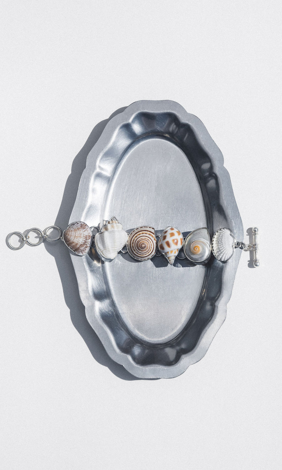 Charles Albert Inc Jewelry Silver Hidden Oasis Shell Bracelet