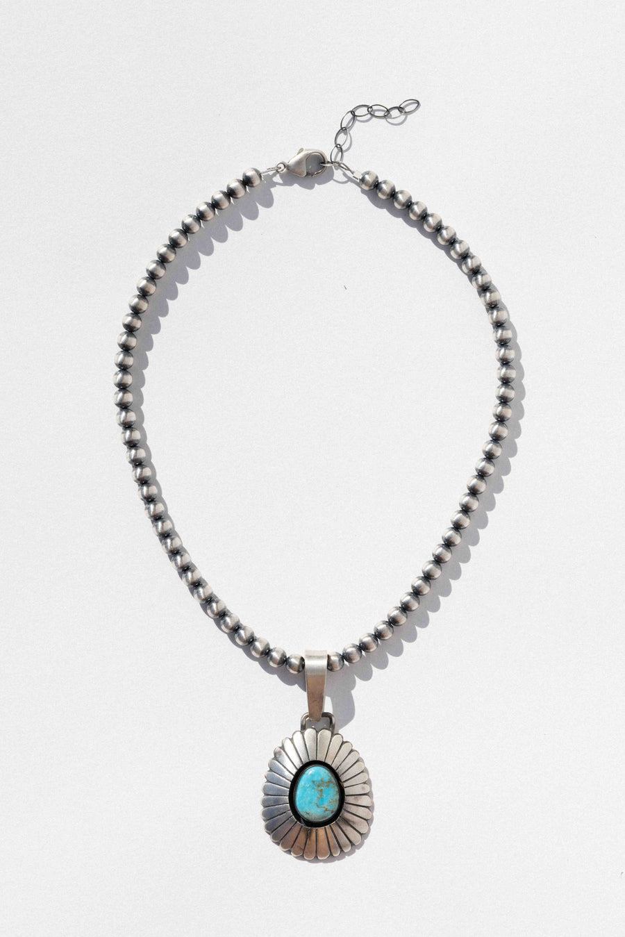 Sunwest Jewelry Silver / 16 Inches High Plains Prince Turquoise Necklace